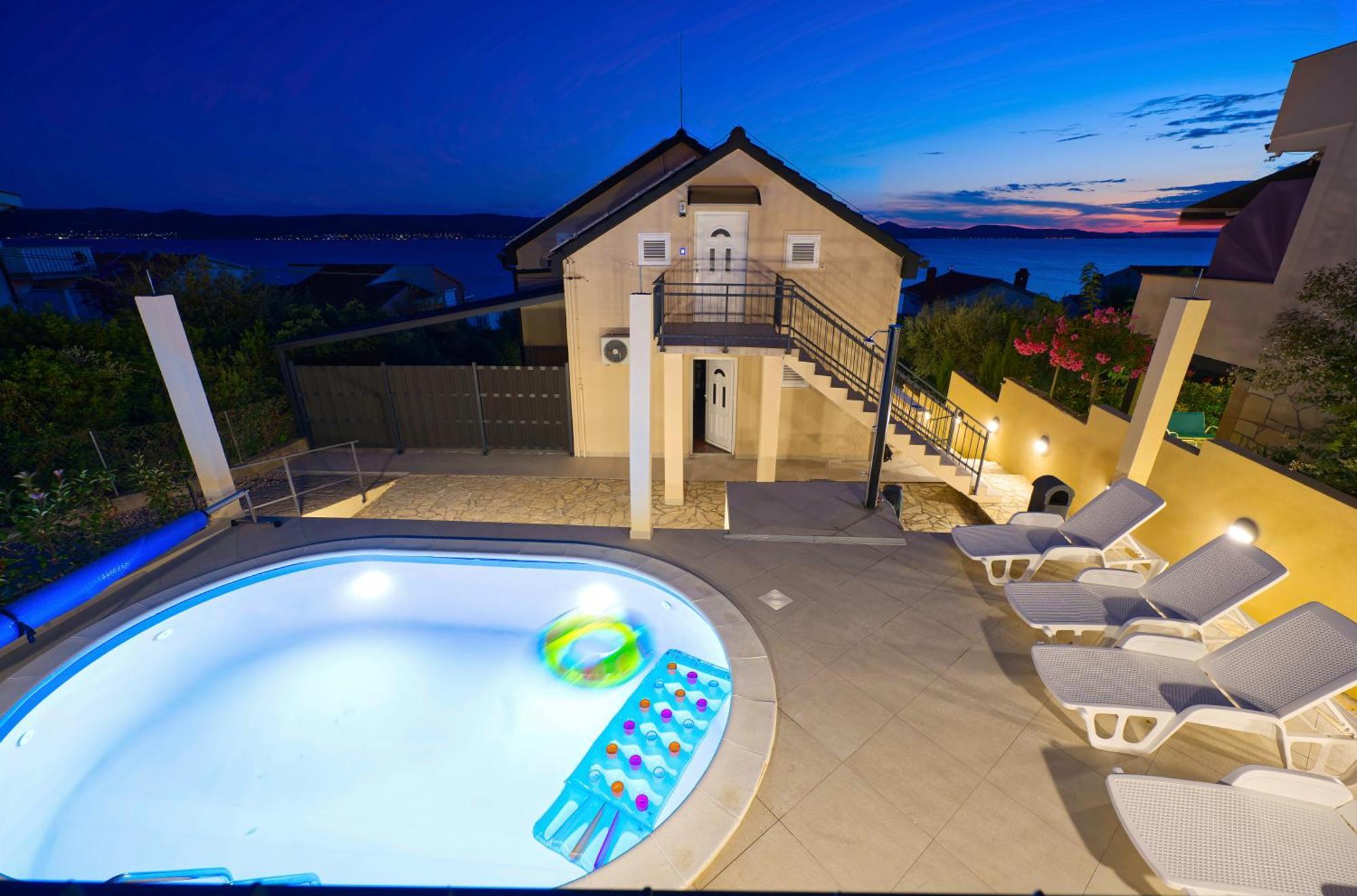 Villa More Sveti Petar Na Moru With Pool And Sea View Екстериор снимка
